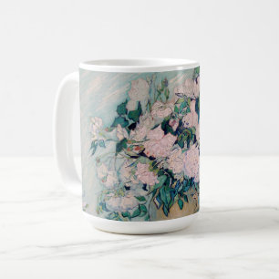 White Roses-1890-Vincent van Gogh    Coffee Mug