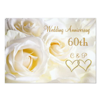 60th wedding anniversary invitations