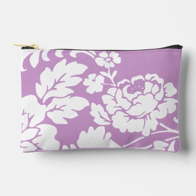 White Roses  Accessory Pouch (Front)