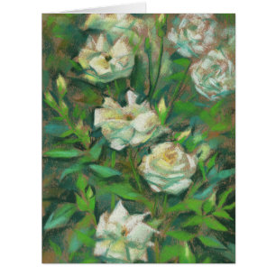 "White roses", birthday wishes, customizable text