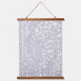 White Roses E Hanging Tapestry