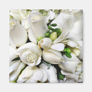 White Roses,for any occasion_ Magnet