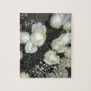 WHITE ROSES JIGSAW PUZZLE