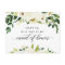 White Roses Maid of Honor Proposal Card