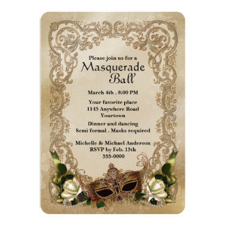 masquerade ball invitations