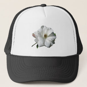 White Roses Party Shower Wedding Blossoms Destiny Trucker Hat