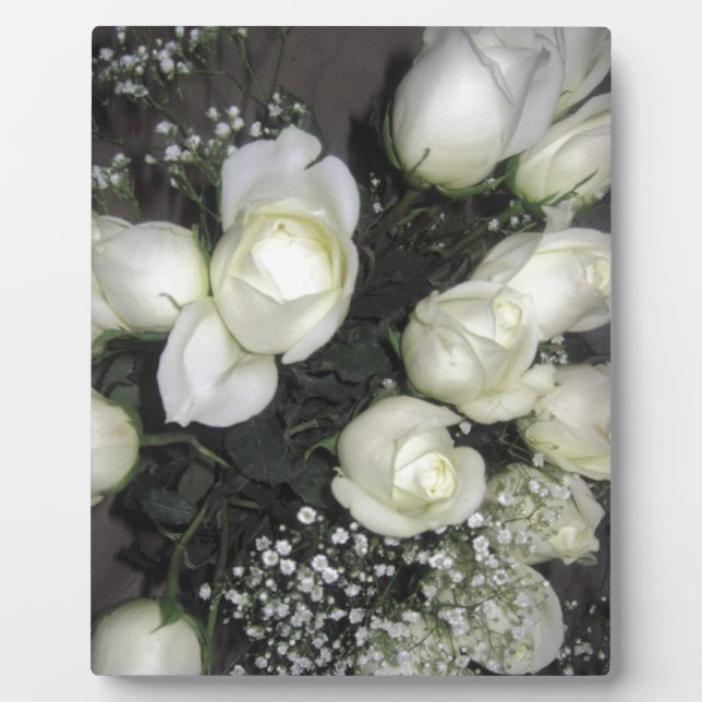 WHITE ROSES PLAQUE (Front)