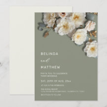 White Roses Realistic Flowers Wedding