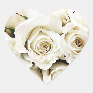 White Roses Stickers