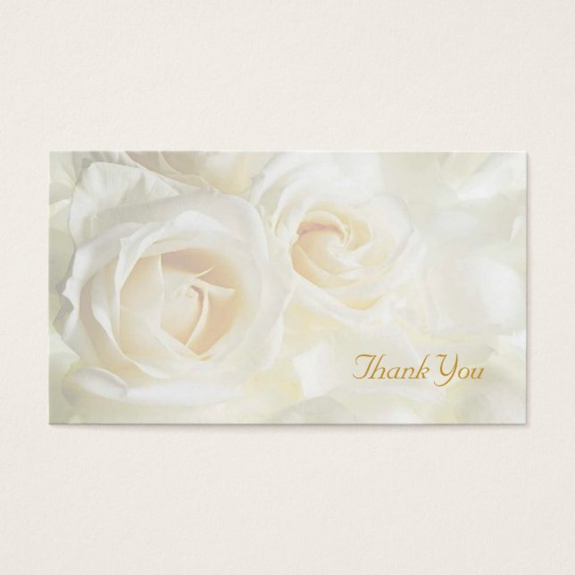 White Roses Thank You Wedding (Front)