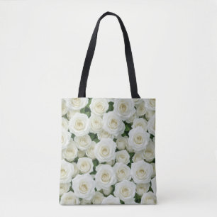 White Roses Tote Bag