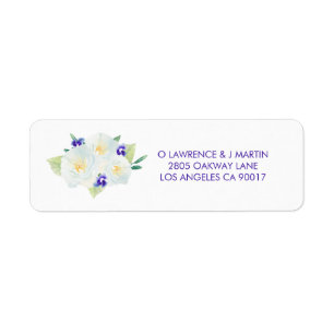 White Roses & Violets