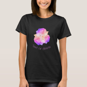 White Roses With Raindrops Bouquet Personalized T-Shirt