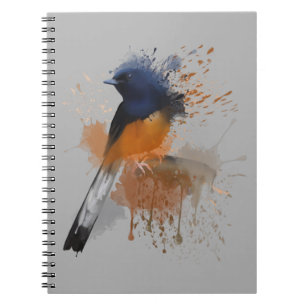 White Rumped Shama Bird Notebook