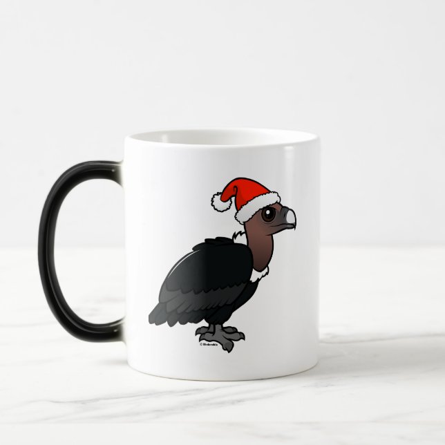 White-rumped Vulture Santa Magic Mug (Left)