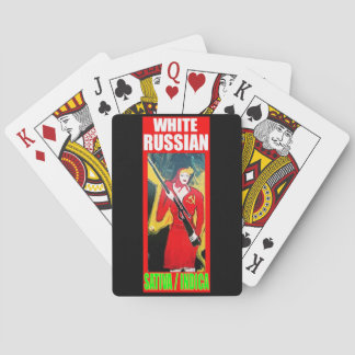 WHITE RUSSIAN SATIVA INDICA PLAYING CARDS