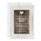White Rustic Frame Barn Wood Wedding Invitation