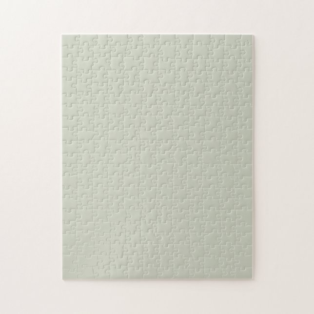 White Sage Solid Color Jigsaw Puzzle (Vertical)