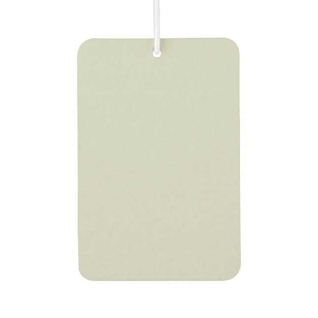 White Sage Solid Colour Air Freshener (Front)