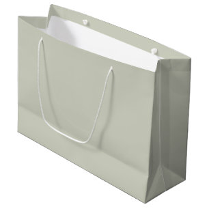 White Sage Solid Colour Large Gift Bag