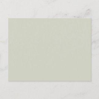 White Sage Solid Colour Postcard