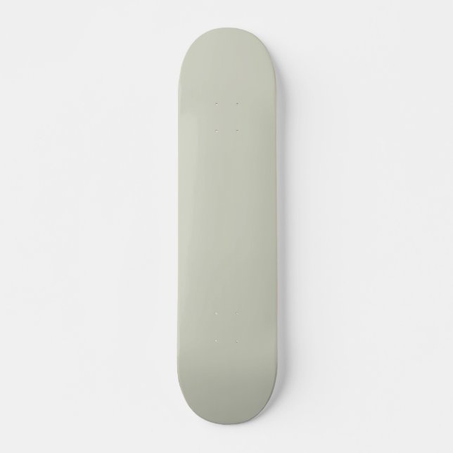 White Sage Solid Colour Skateboard (Front)
