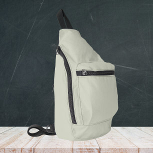 White Sage Solid Colour Sling Bag