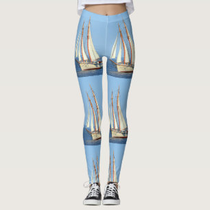 white sail schooner leggings