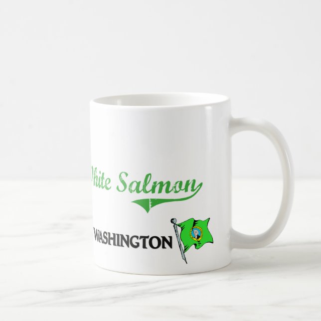 White Salmon Washington City Classic Coffee Mug (Right)