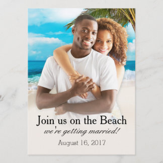 White Sands Beach ASK ME TO PHOTOCHOP YOUR PIC Invitation