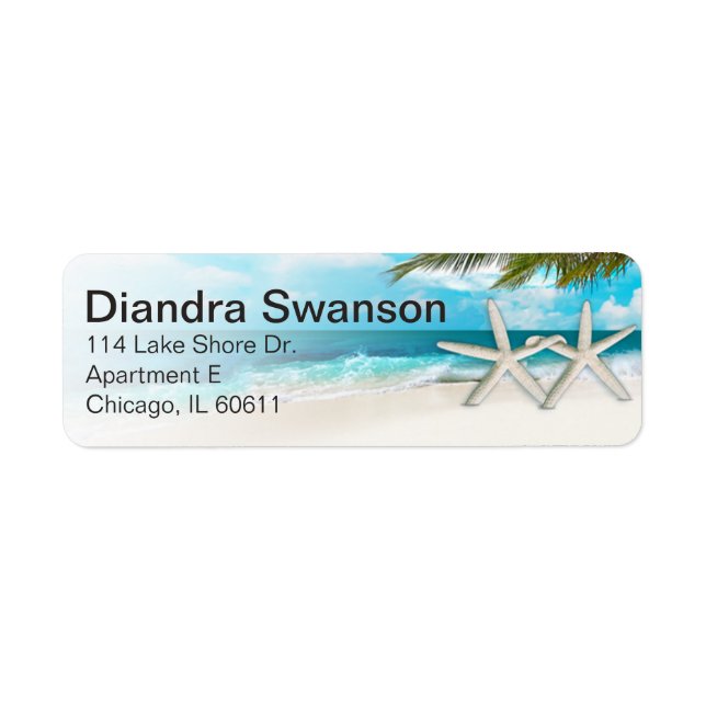 White Sands Beach Starfish Couple (Front)