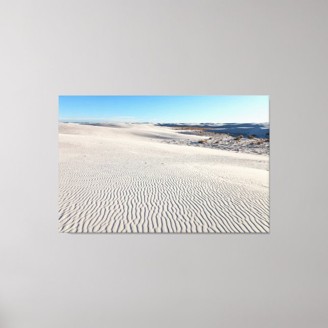 White Sands Dunes Canvas Print (Front)