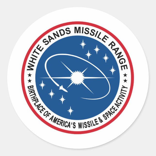 White Sands Missile Range Classic Round Sticker (Front)