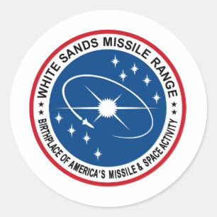 White Sands Missile Range Classic Round Sticker