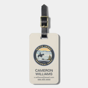 White Sands National Park Luggage Tag