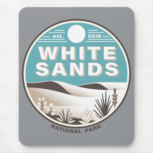 White Sands National Park Mouse Pad (Front)