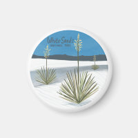White Sands National Park New Mexico Gypsum Yucca