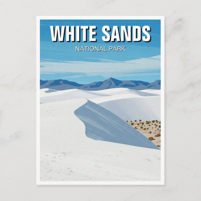White Sands National Park New Mexico Postcard (Front)