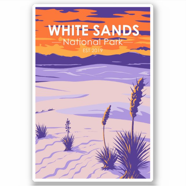 White Sands National Park New Mexico Vintage (Front)