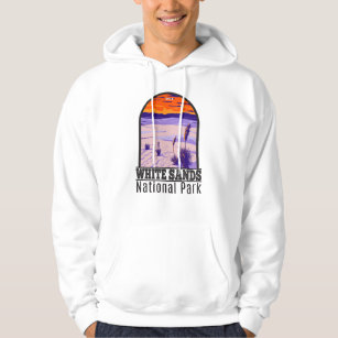 White Sands National Park New Mexico Vintage  Hoodie