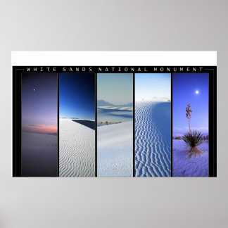 White Sands Windows Poster