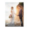 white script wedding thank you photo card