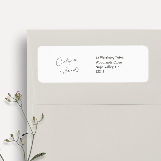 White | Script Welcome Wedding Address (Creator Uploaded)