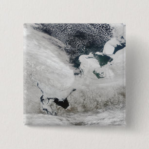 White Sea, Russia 2 Inch Square Button