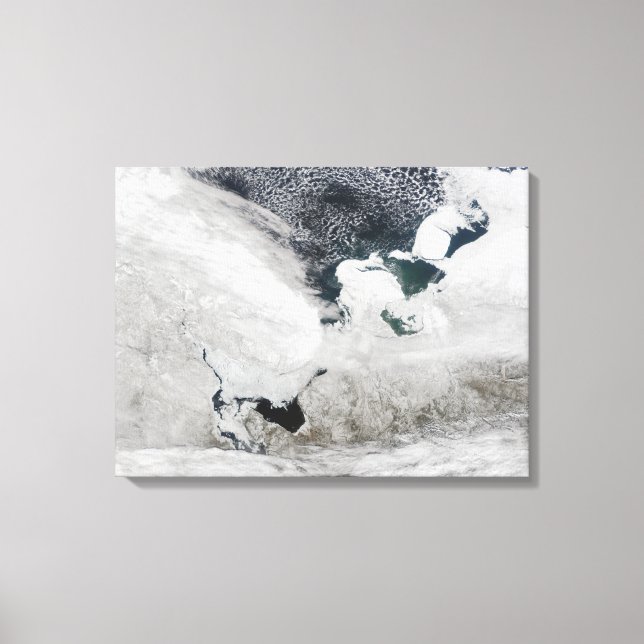 White Sea, Russia Canvas Print (Front)