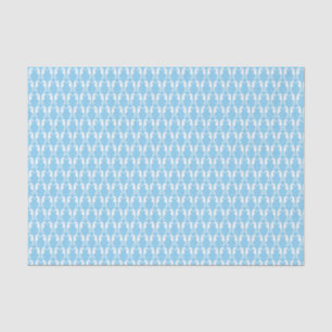 White Seahorses Tissue Paper