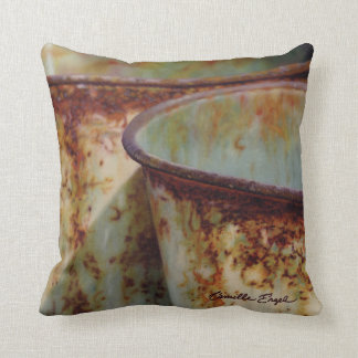 "White Series Abstract 2" by Camille Engel Throw Pillow