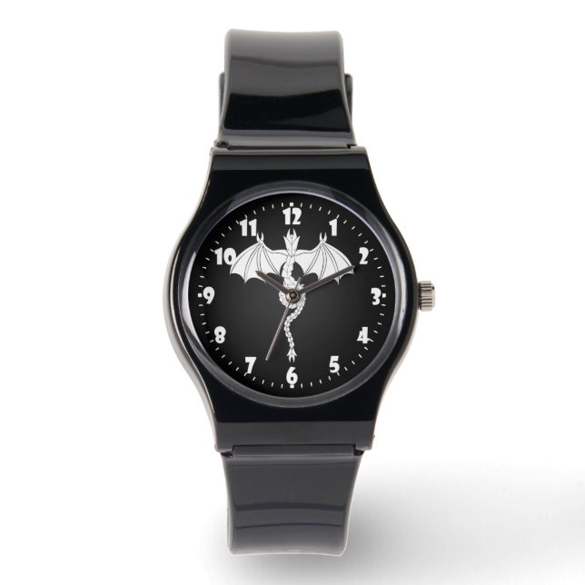 White Serpent Dragon Watch (Front)