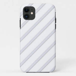White Shaded Diagonal iPhone 11 Case
