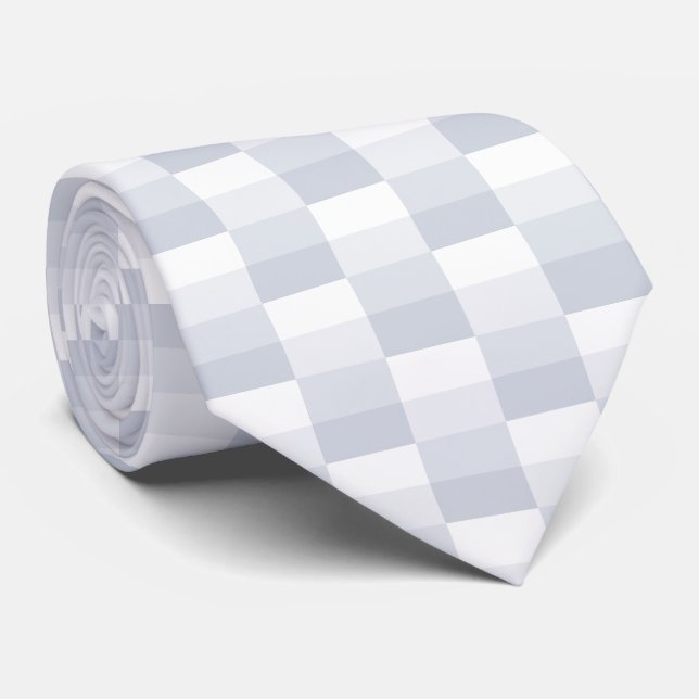 White Shades Colour Blocks Tie (Rolled)